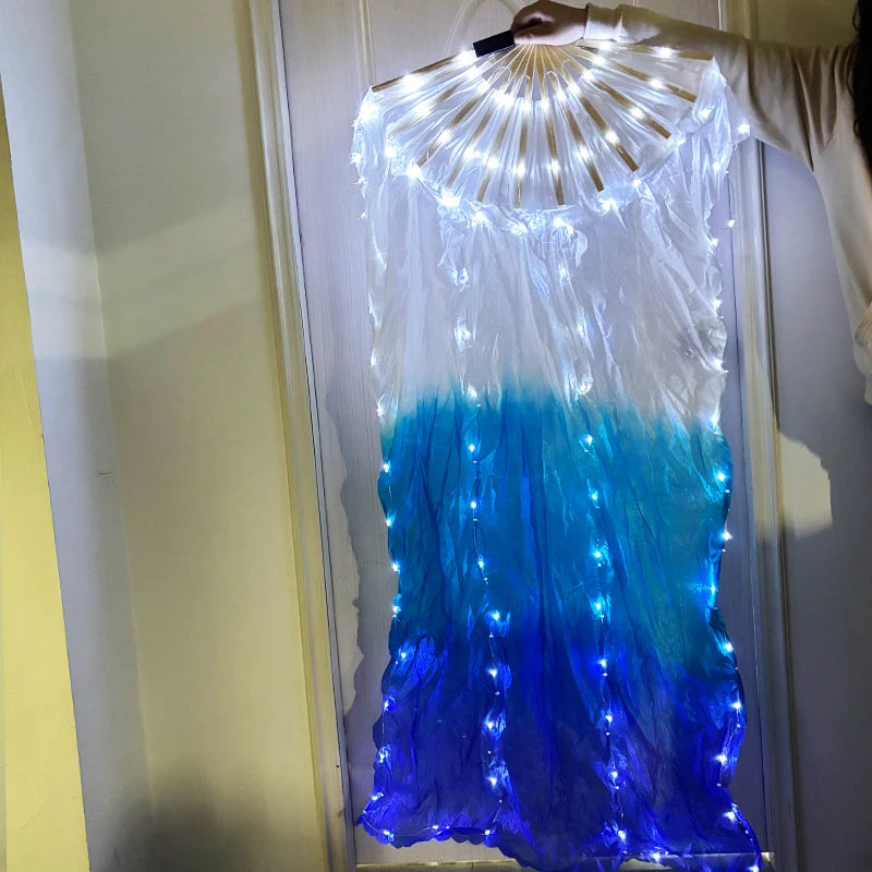 LED Silk Fan for Belly Dancing