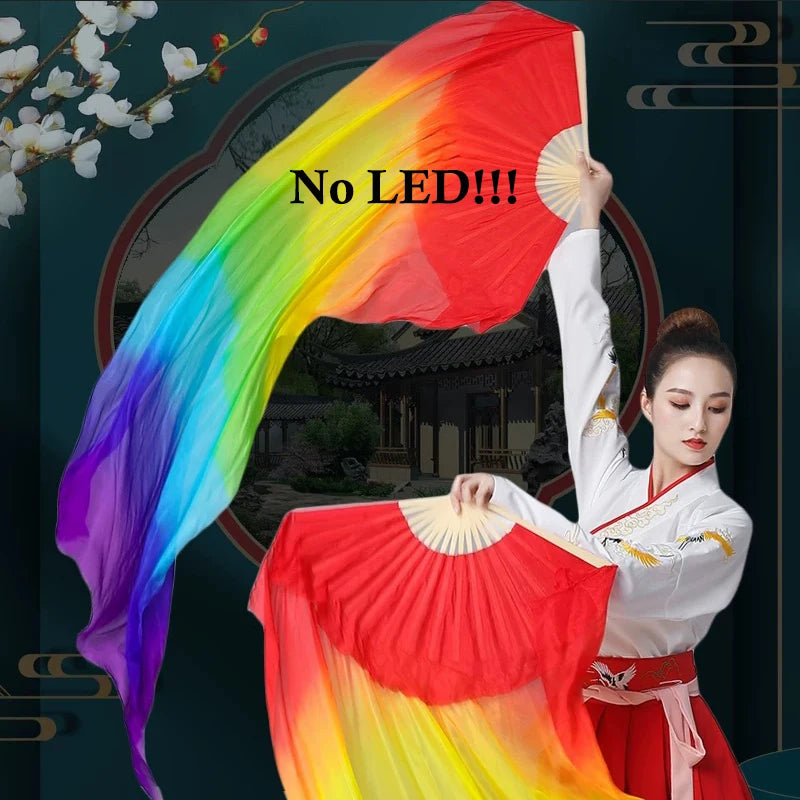 LED Silk Fan for Belly Dancing