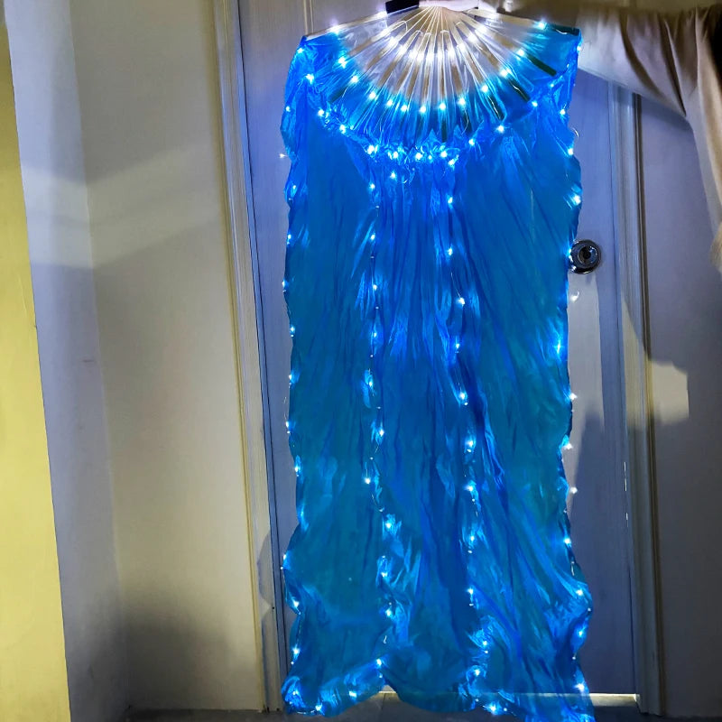 LED Silk Fan for Belly Dancing