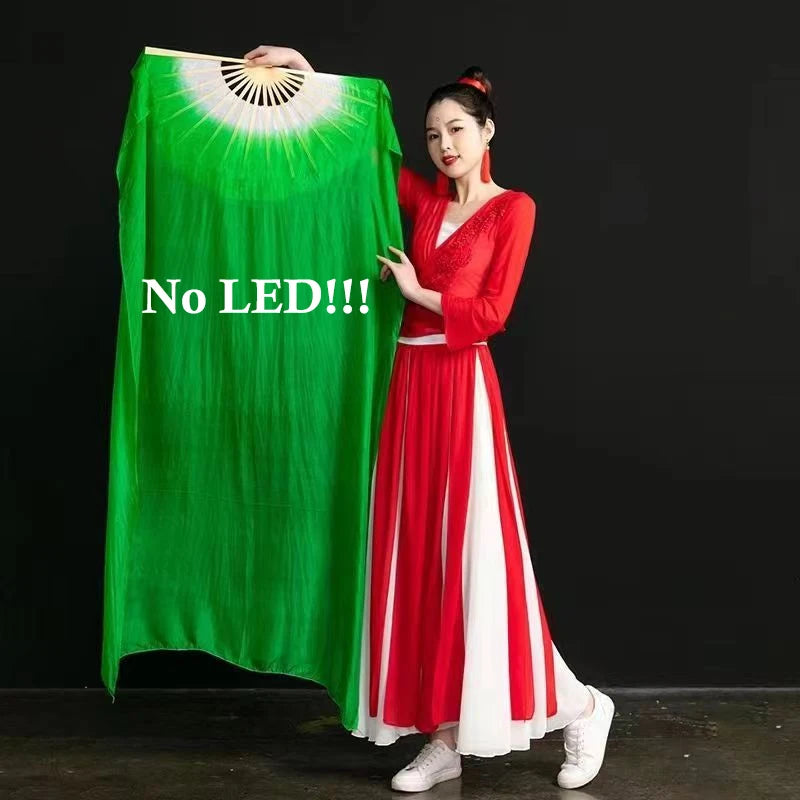 LED Silk Fan for Belly Dancing